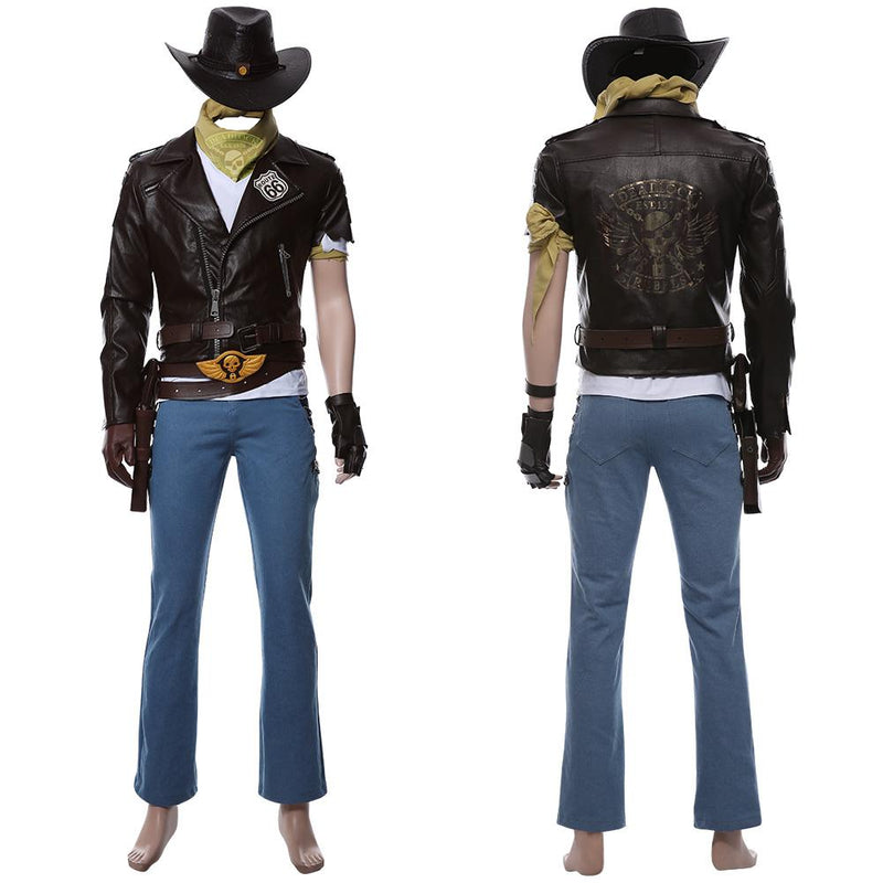 Overwatch Jesse Mccree Mens Costume Halloween 2021 Cosplay Costume