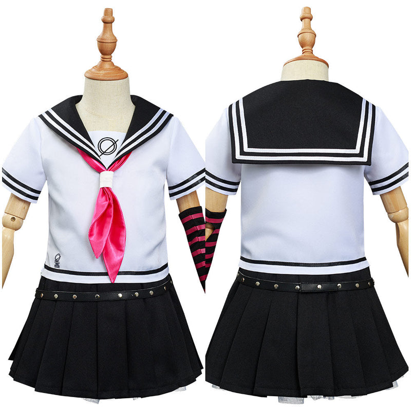 Danganronpa Dangan Rondo -Yuibu Miota Kids Girls School Uniform Dress Outfits Halloween Carnival Suit Cosplay Costumes