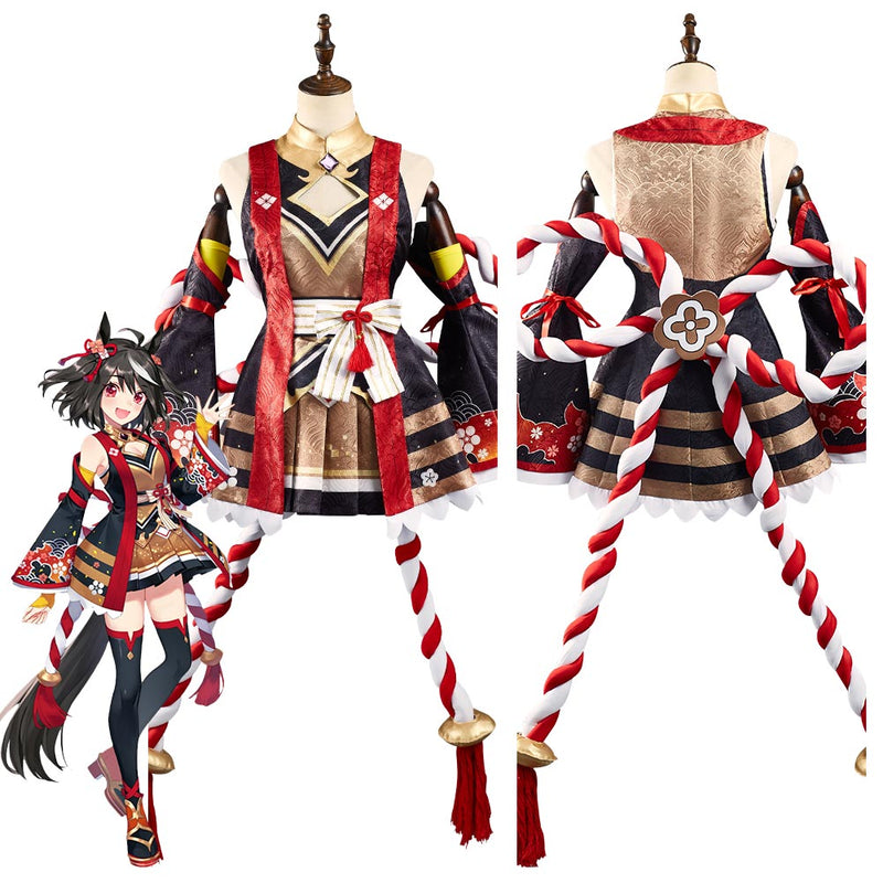 Anime Pretty Derby Kitasan Black Outfits Halloween Carnival Suit Cosplay Costume