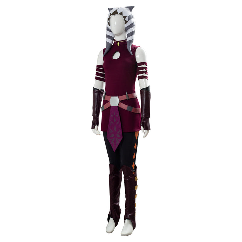 Star Wars: The Clone Wars Ahsoka Tano Halloween Carnival Suit Cosplay Costume