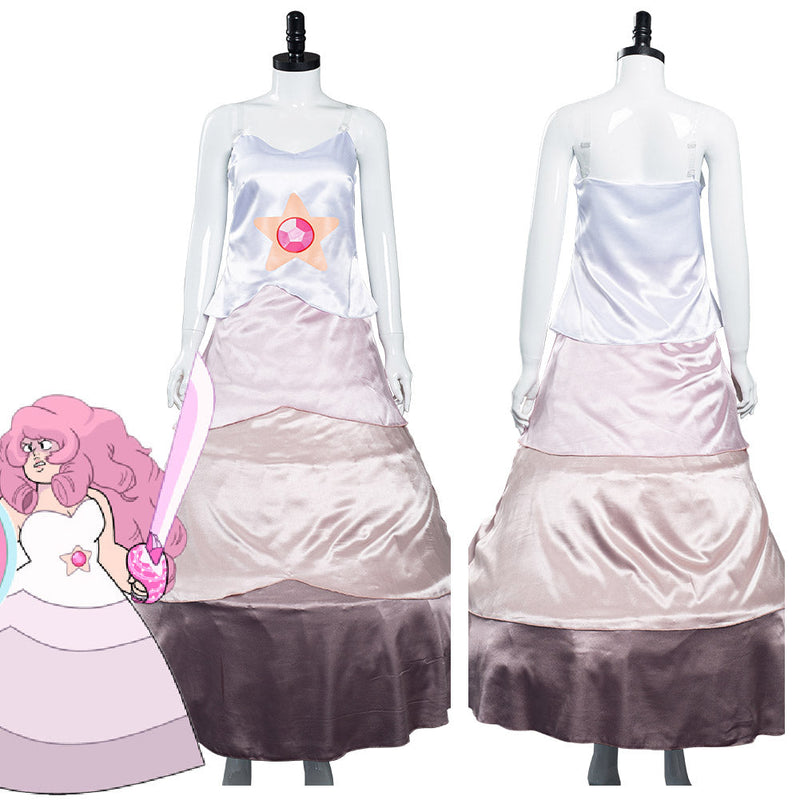 Steven universe Rose Quartz Dress Outfits Halloween Carnival Suit Cosplay Costume