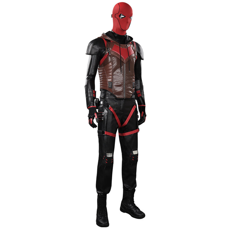 Gotham Knights Red Hood Jason Todd Outfits Halloween Carnival Suit Cosplay Costume