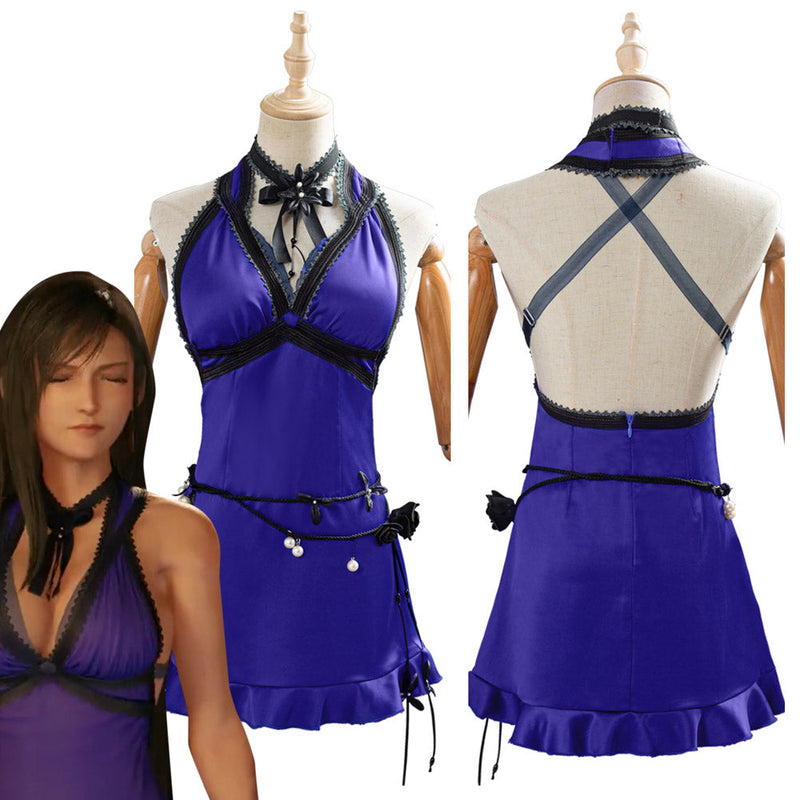 Final Fantasy VII Remake Tifa Lockhart Dress Cosplay Costume