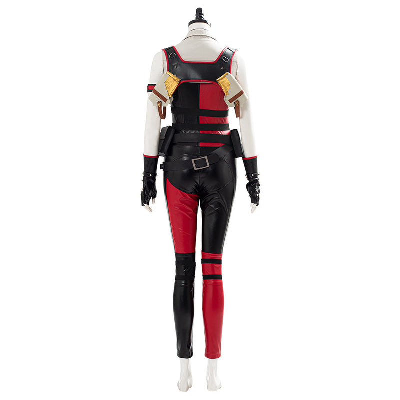 Mortal Kombat 11 Cassie Cage Harley Quinn Skin Halloween Suit Outfit Cosplay Costume