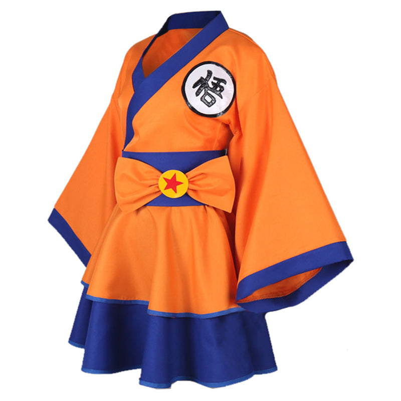 Dragon Ball Z Goku Genderbend Lolita Dress Cosplay Costume