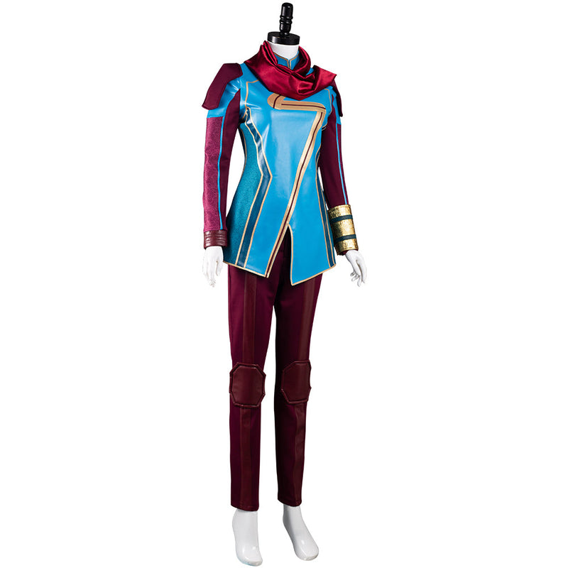 Ms. Marvel 2022 Kamala Khan Outfits Halloween Carnival Suit Cosplay Costume