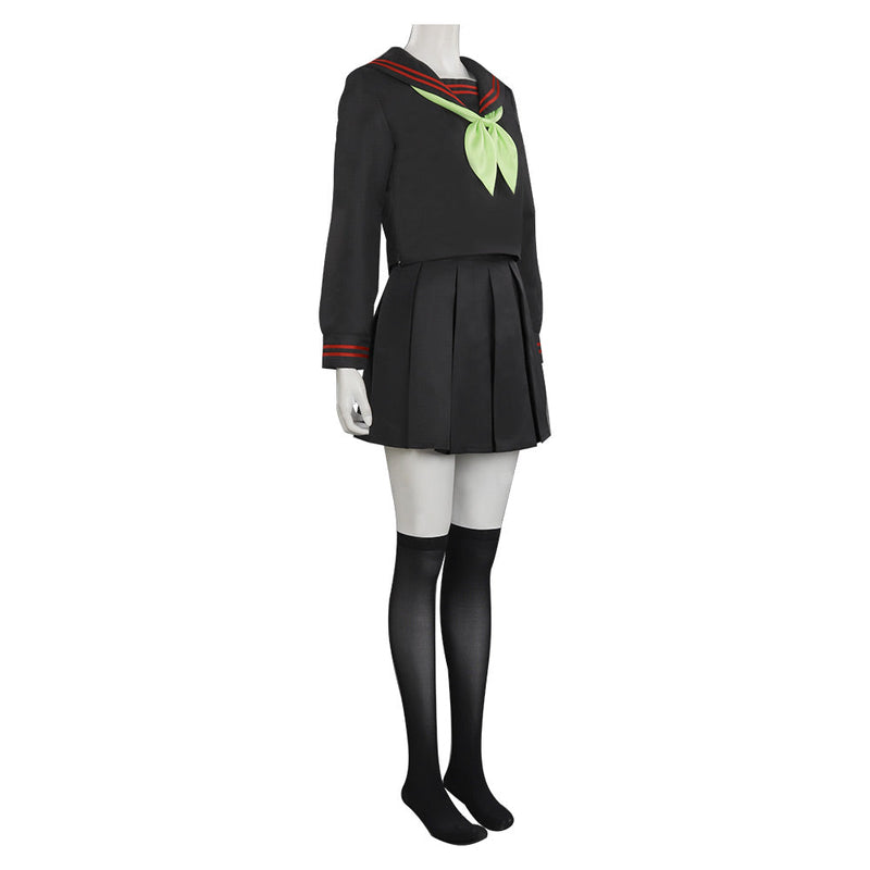 Demon Slayer Kimetsu no Yaiba Hinokami Kepputan Kamado Nezuko Uniform Cosplay Costume