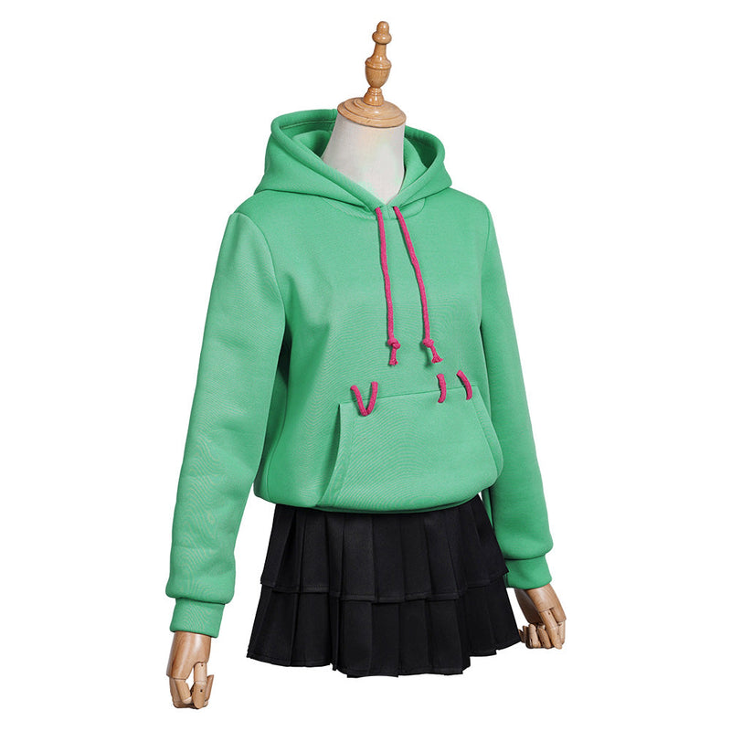 Ralph Breaks the Internet Vanellope von Schweetz Women Girls Hoodie Skirt Outfits Halloween Carnival Costume Cosplay Costume