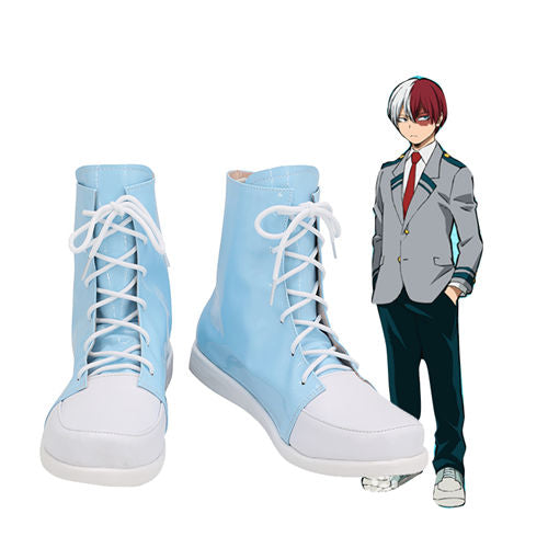 My Hero Academia Todoroki Shouto Boots Halloween Costumes Accessory Cosplay Shoes