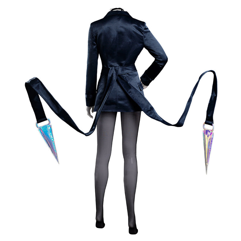 League of Legends LOL KDA Agony‘s Embrace Evelynn Coat Belt Outfits Halloween Carnival Suit Cosplay Costume