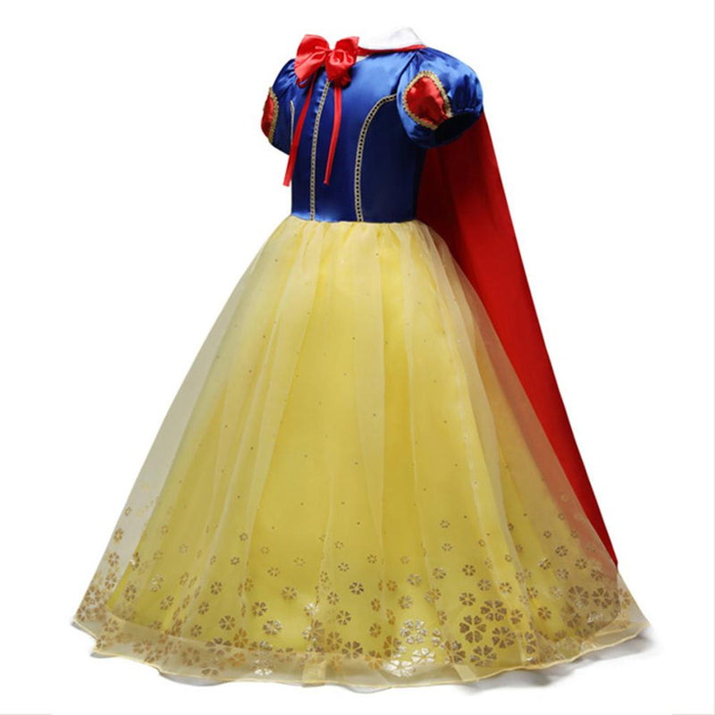 Baby Girl Toddler Snow White Dress Halloween Cosplay Costume