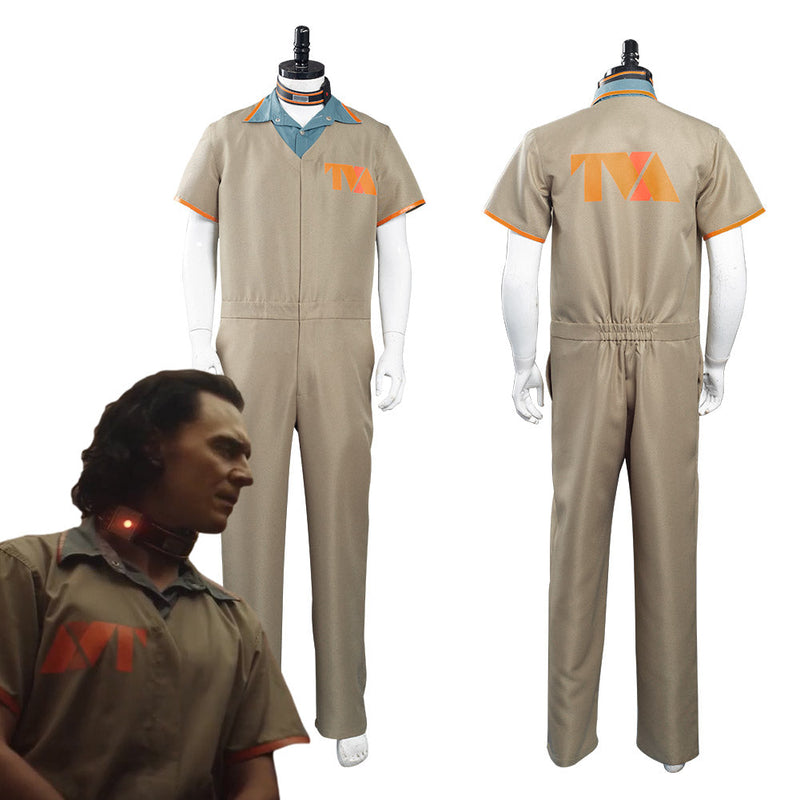 2021 TV Loki Loki Prison Uniform Halloween Carnival Suit Cosplay Costume