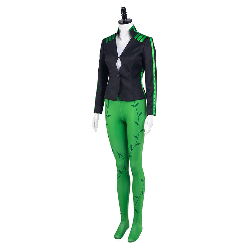 Harley Quinn-Poison Ivy Outfits Halloween Carnival Suit Cosplay Costume