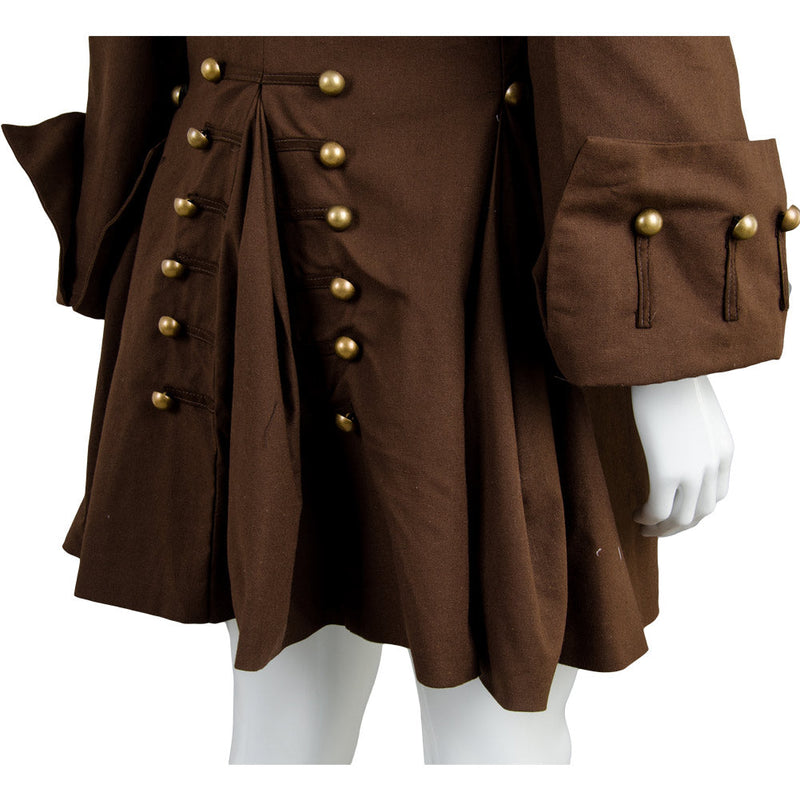 Pirates Of The Caribbean Jack Sparrow Jacket Only Costume