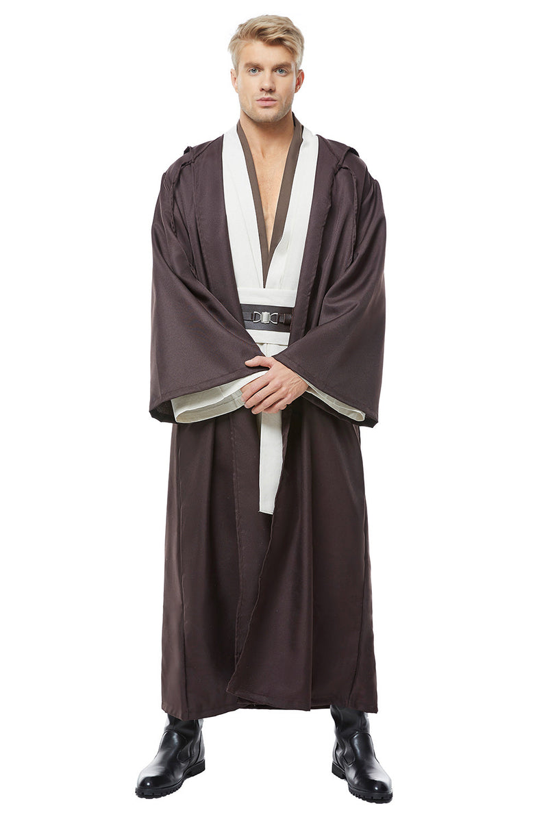 Adult Star Wars Obi Wan Kenobi Jedi Robe Tunic Cosplay Costume