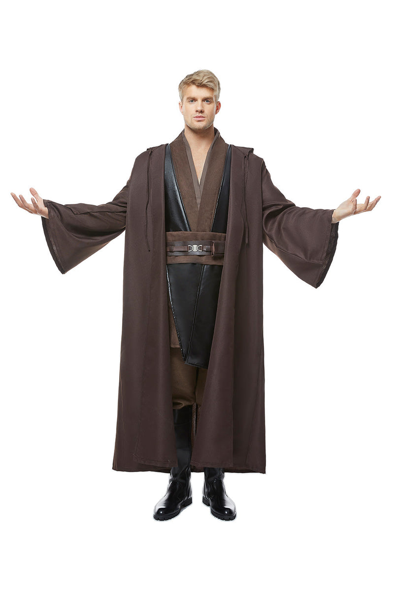 Star Wars Anakin Skywalker Jedi Robe Costume Outfit Full Set Halloween Cosplay Costume