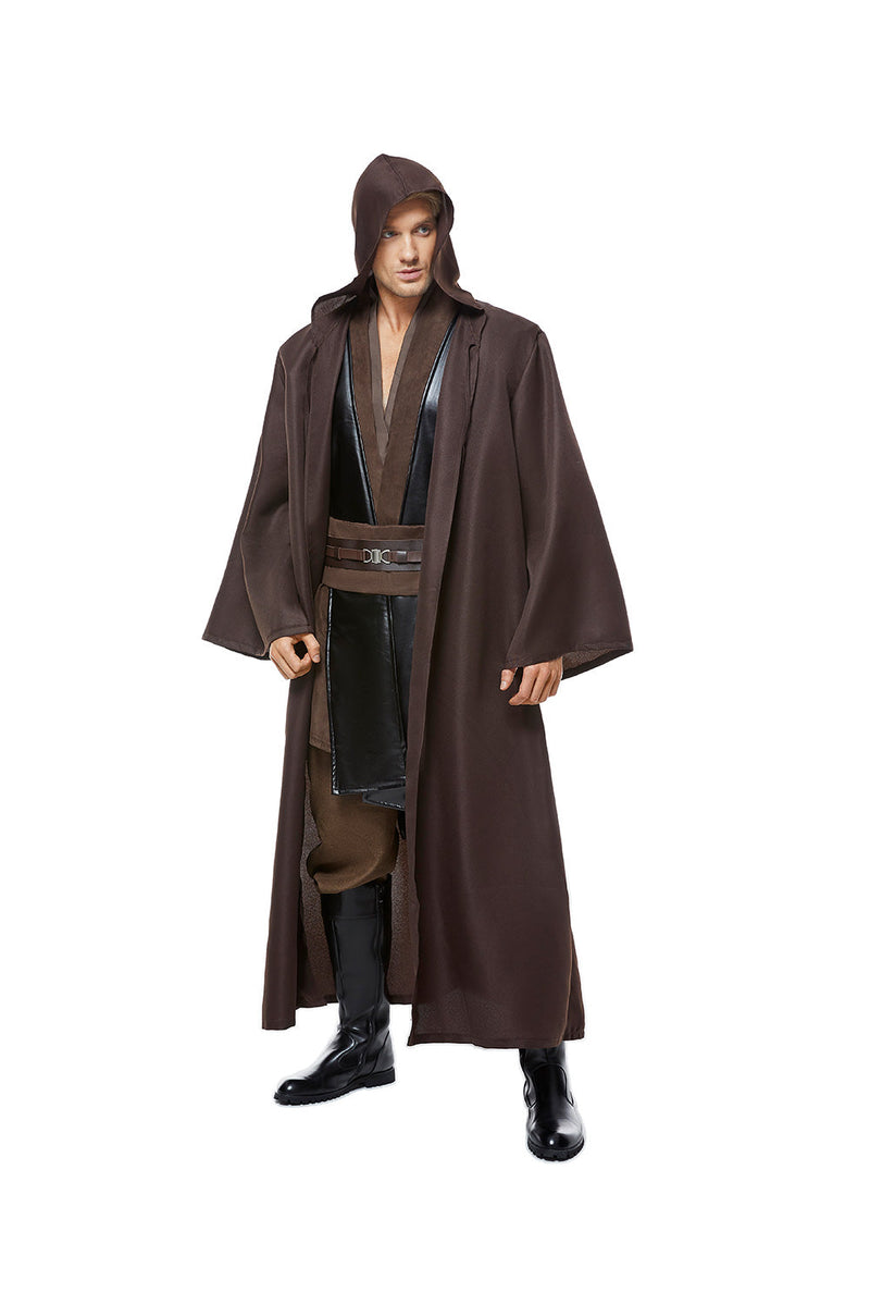 Star Wars Anakin Skywalker Jedi Robe Costume Outfit Full Set Halloween Cosplay Costume