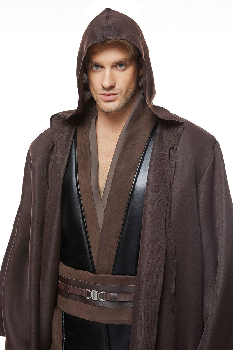 Star Wars Anakin Skywalker Jedi Robe Costume Outfit Full Set Halloween Cosplay Costume