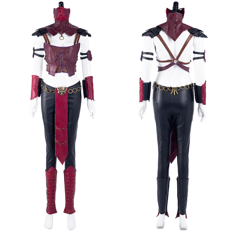 Mortal Kombat 10 Mileena Outfits Halloween Carnival Suit Cosplay Costume