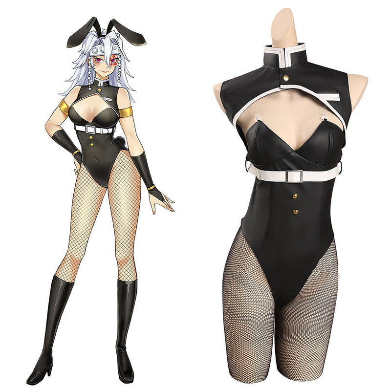 Demon Slayer: Kimetsu No Yaiba Uzui Tengen Bunny Girls Original Design Cosplay Costume