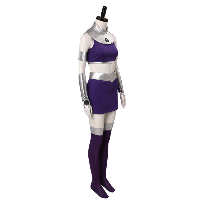 Teen Titans Starfire Cosplay Costume Dress Outfits Halloween Carnival Suits