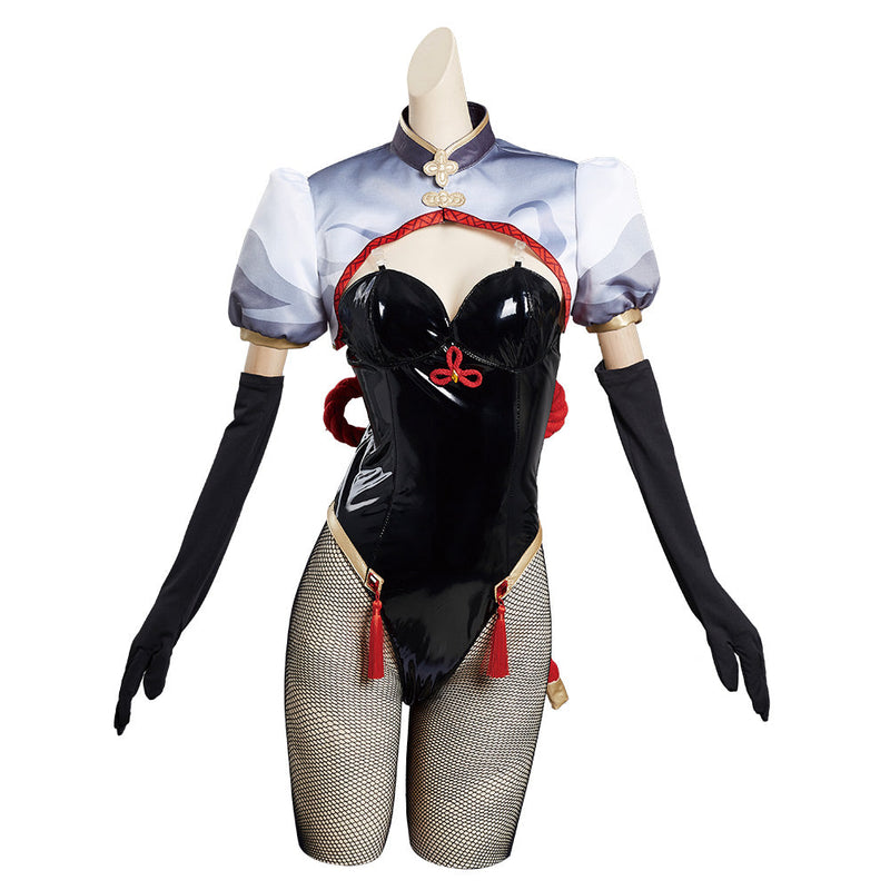 Genshin Impact Shen He Bunny Girls Original Design Cosplay Costume