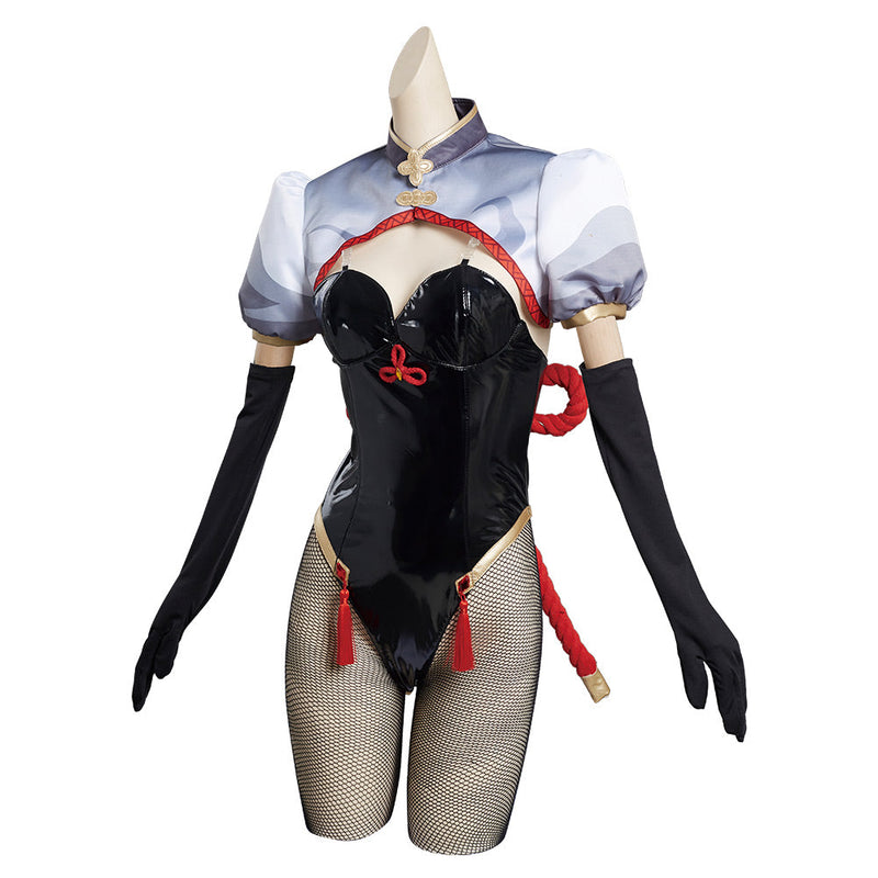 Genshin Impact Shen He Bunny Girls Original Design Cosplay Costume