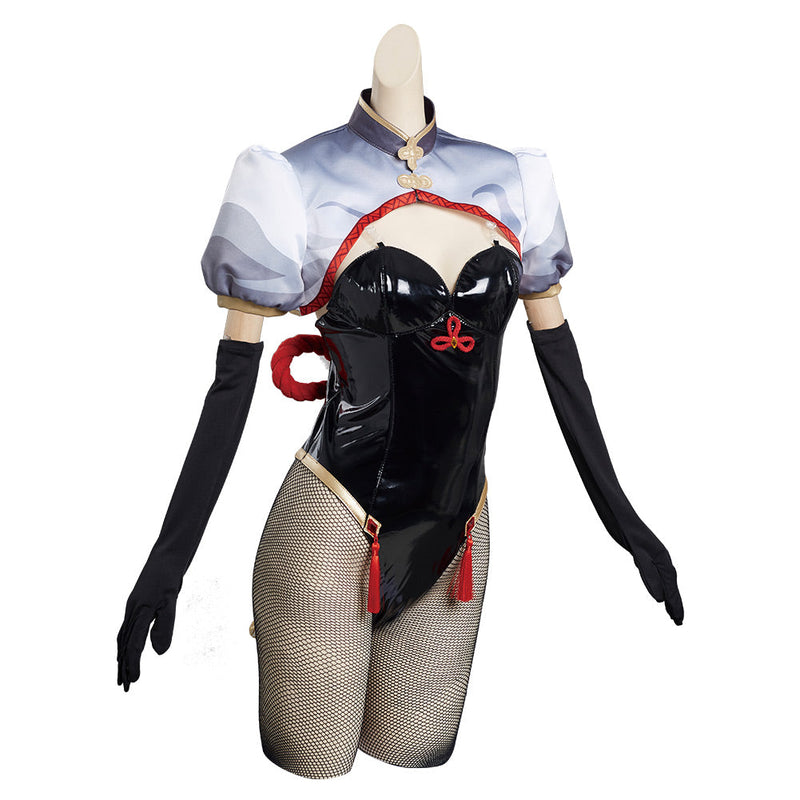 Genshin Impact Shen He Bunny Girls Original Design Cosplay Costume