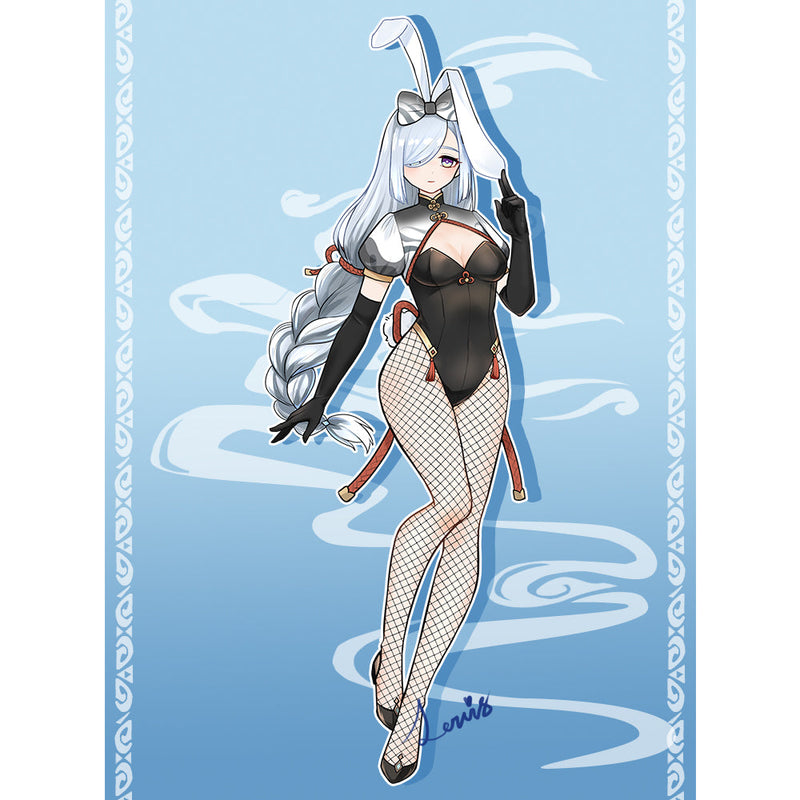 Genshin Impact Shen He Bunny Girls Original Design Cosplay Costume