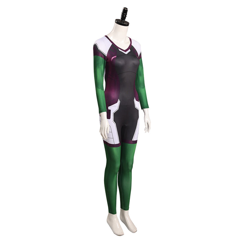 She-Hulk Jennifer  Cosplay Costume Jumpsuit Outfits Halloween Carnival Suit