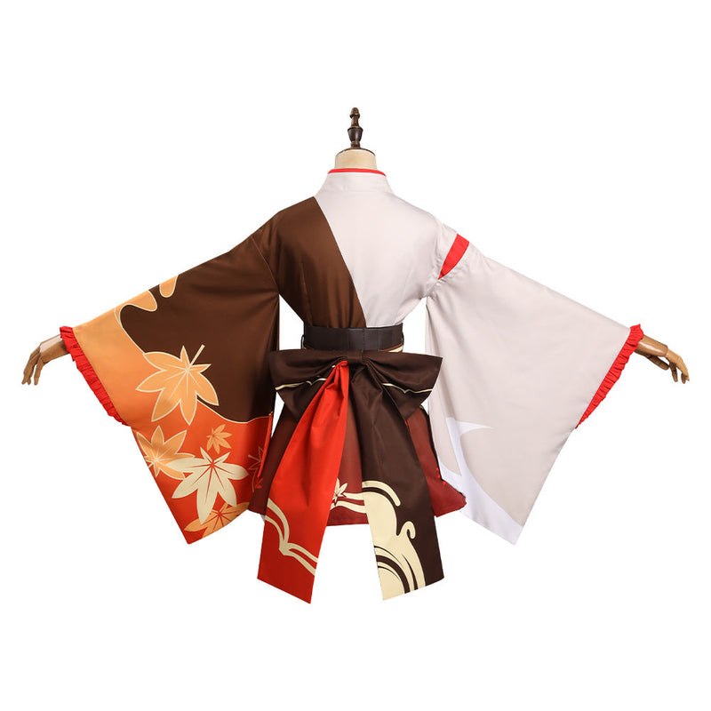 Genshin Impact Kaedehara Kazuha Original Design Cosplay Costume Kimono Maid Outfits Halloween Carnival Suit