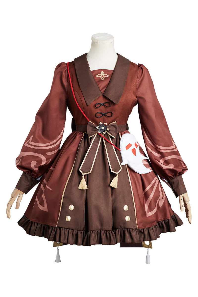 Genshin Impact Original Design Hutao Lolita Dress Cosplay Costume Outfits