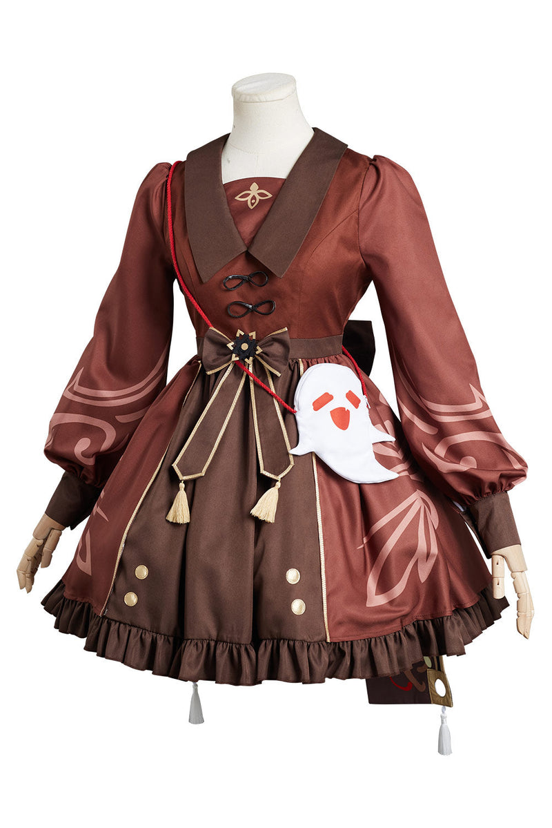 Genshin Impact Original Design Hutao Lolita Dress Cosplay Costume Outfits