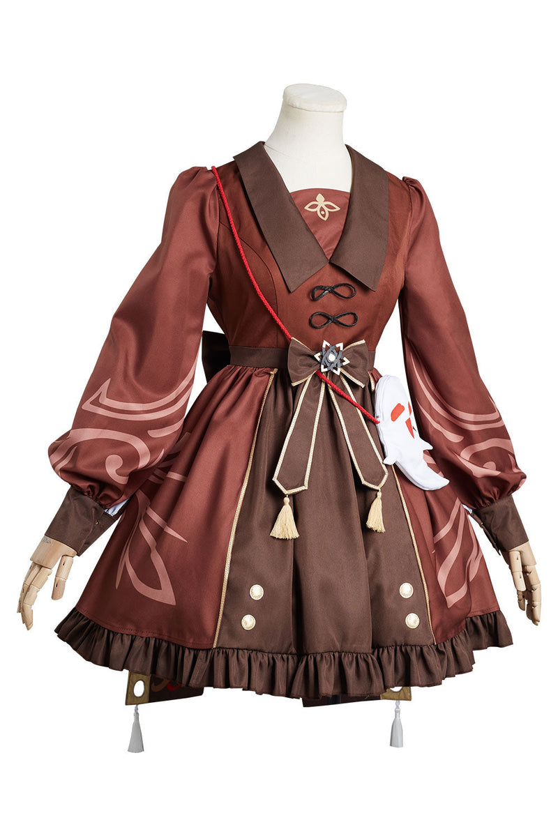 Genshin Impact Original Design Hutao Lolita Dress Cosplay Costume Outfits