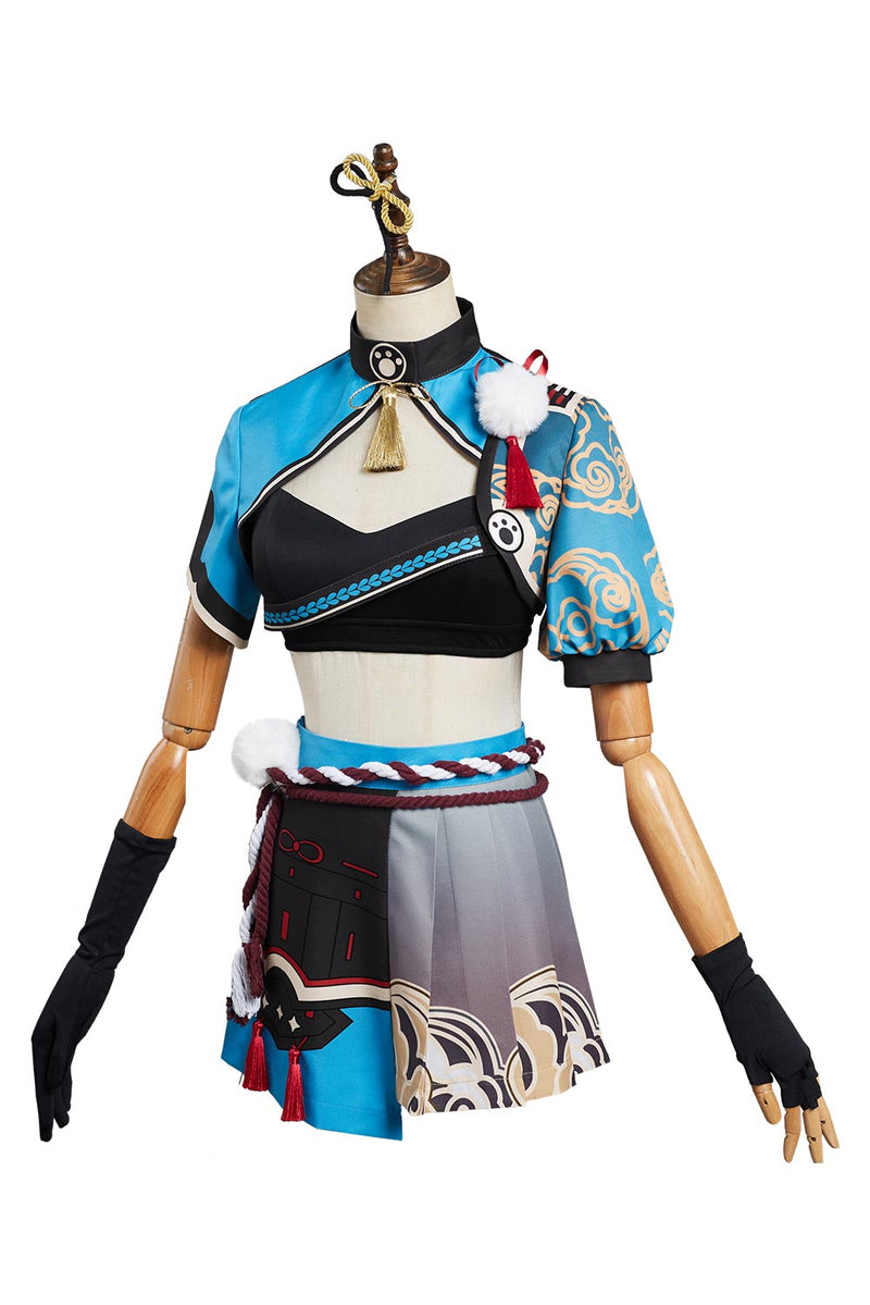 Genshin Impact Ms Hina/Gorou Original Design Cosplay Costume