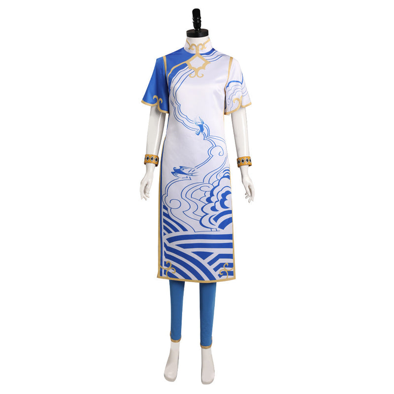 Street Fighter 6 SF Chun-Li Cosplay Costume Outfits Halloween Carnival Suit