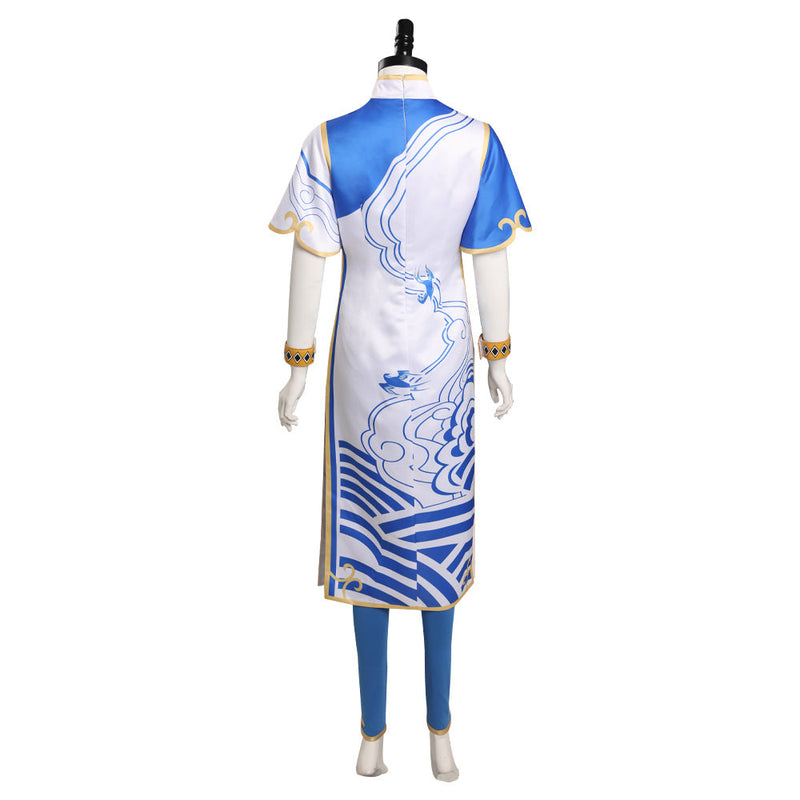 Street Fighter 6 SF Chun-Li Cosplay Costume Outfits Halloween Carnival Suit