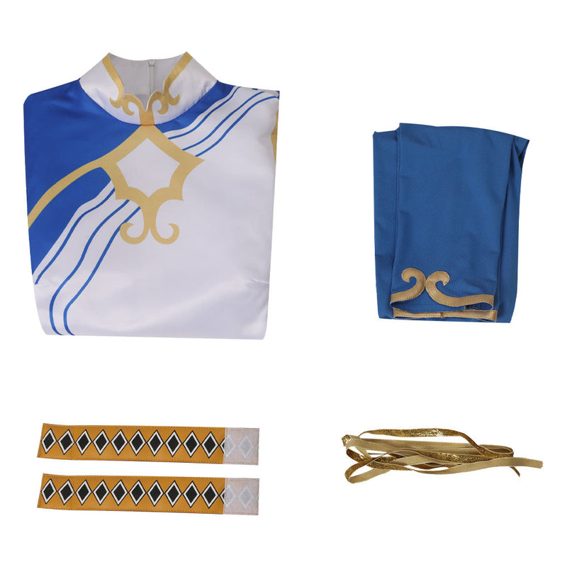 Street Fighter 6 SF Chun-Li Cosplay Costume Outfits Halloween Carnival Suit