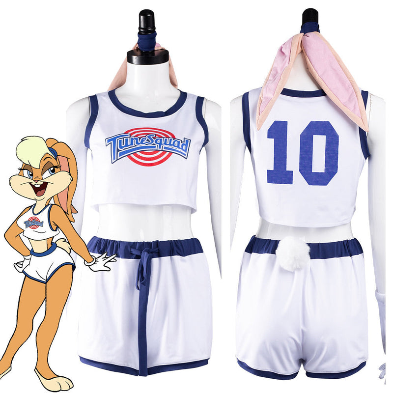 Space Jam Lola Bunny Girl Outfits Halloween Carnival Suit Cosplay Costume