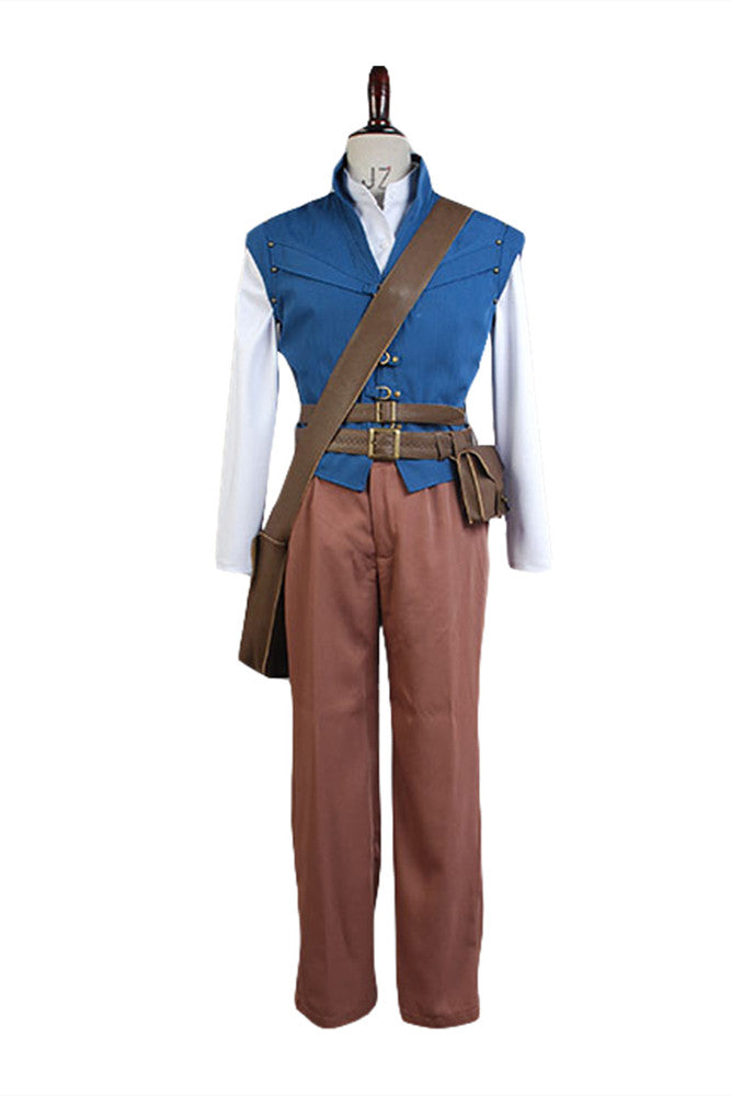 Tangled Prince Flynn Rider Eugene Fitzherbert Cosplay Costume