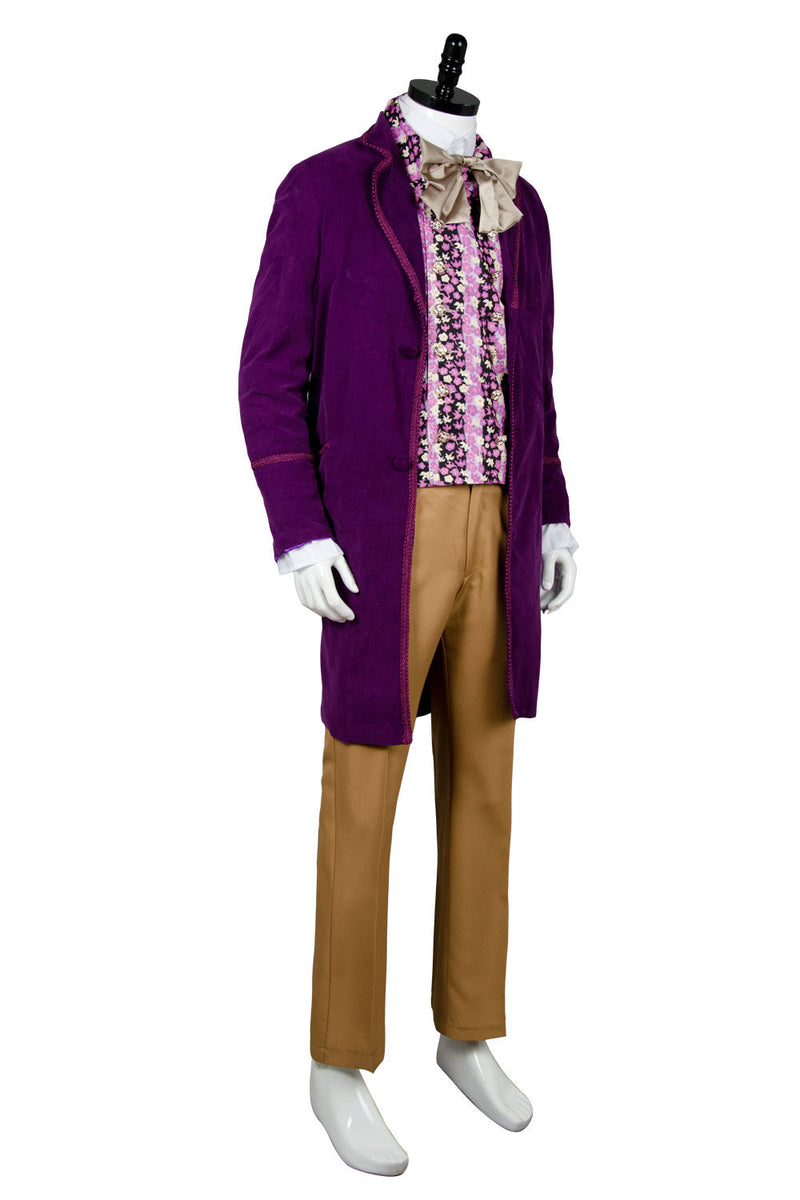 Willy Wonka and the Chocolate Factory 1971 Willy Wonka Outfits Cosplay Costume