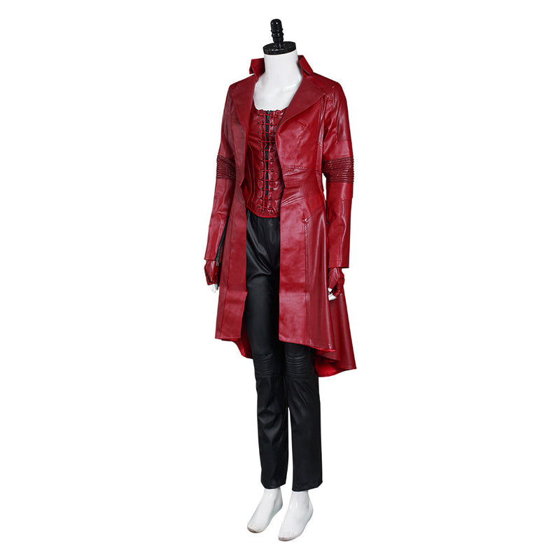 Captain America: Civil War Scarlet Witch Wanda Outfit Cosplay Costume