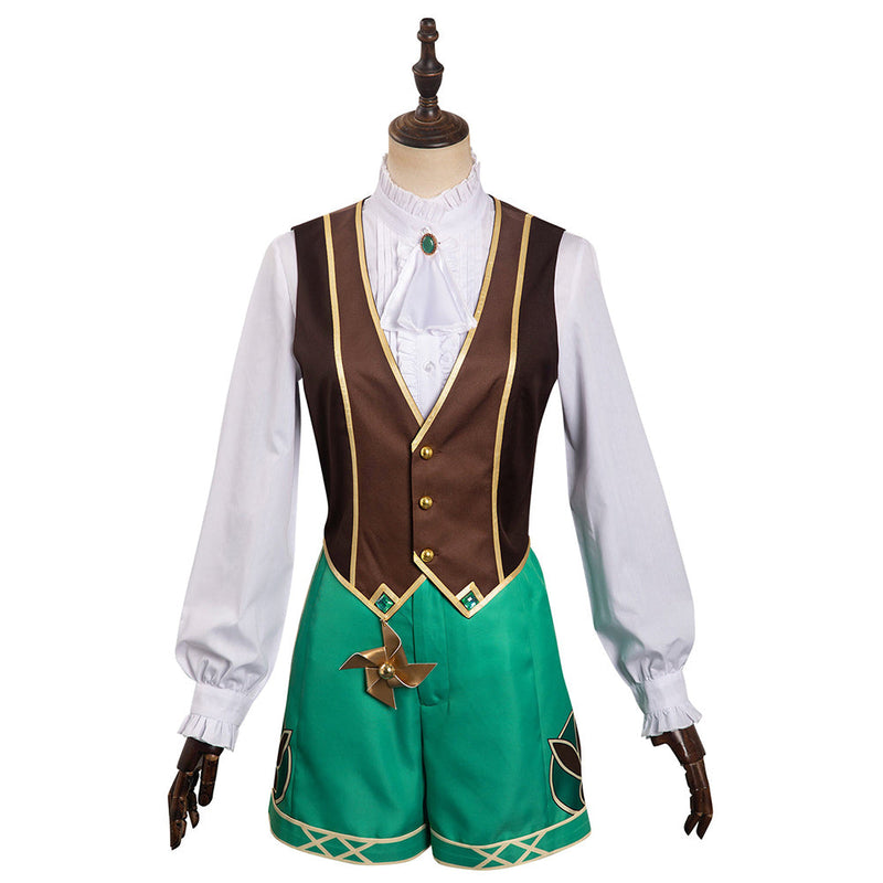 Genshin Impact Venti Alice in Wonderland Mr Bunny Cosplay Costume Halloween Outfits Carnival Suit