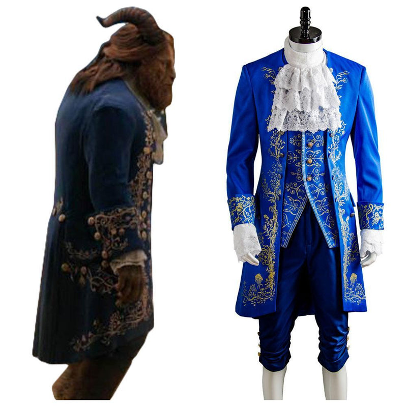 Beauty and the Beast Prince Adam Suit Cosplay Costume Adults Halloween Outfit