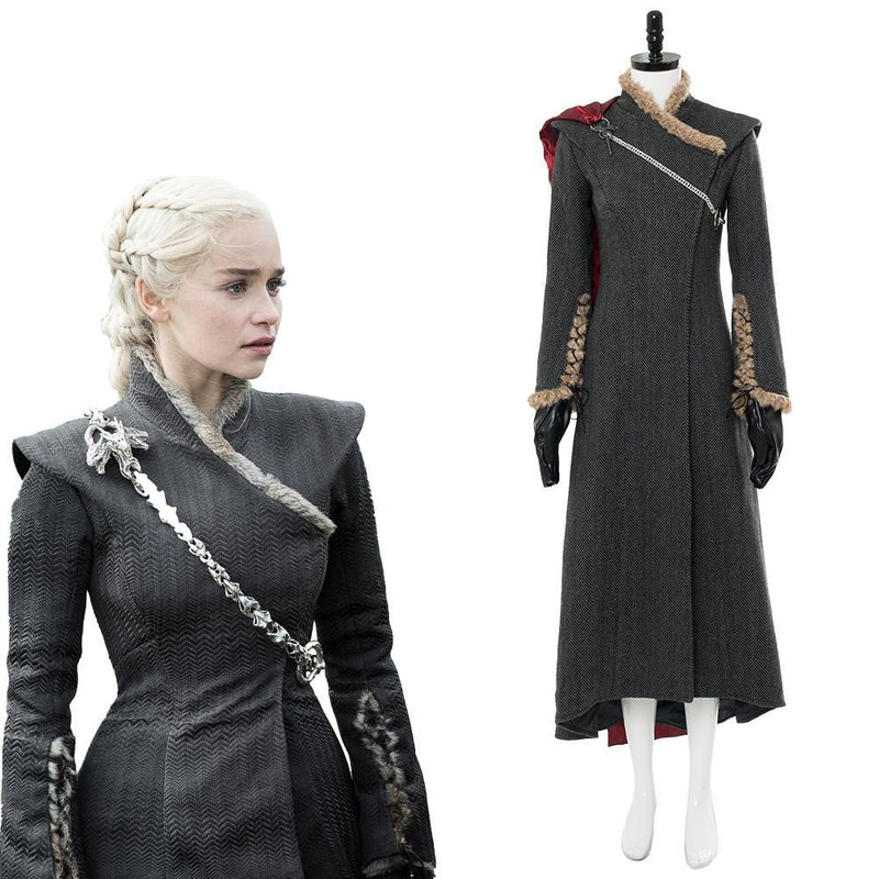 Game of Thrones Season 7 Daenerys Targaryen Dany Mother of Dragon Outfit Gown Dress