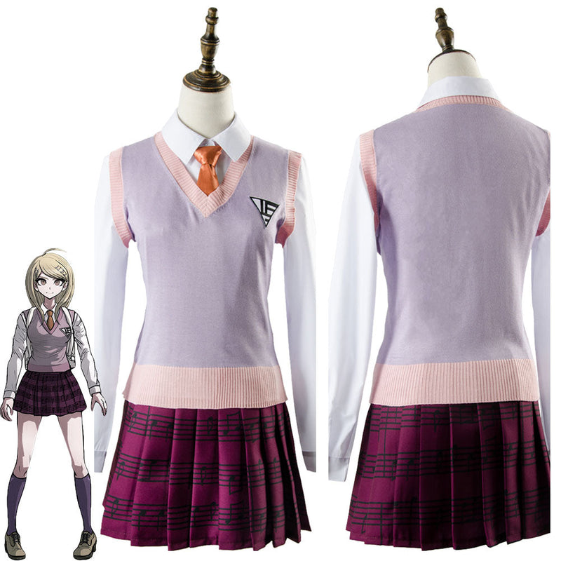 Danganronpa 3 Akamatsu kaede Outfit Dress Cosplay Costume