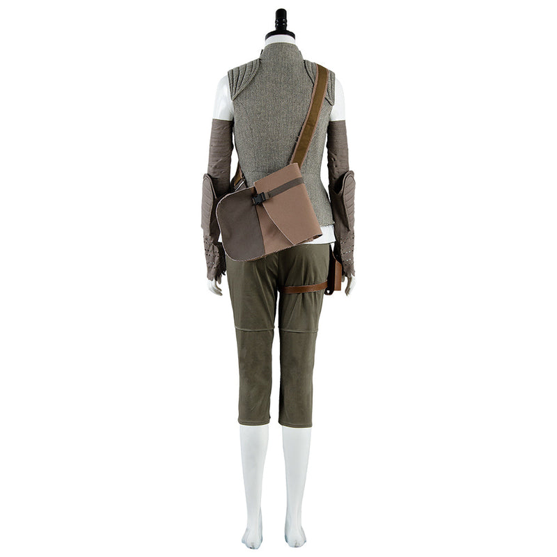 Star Wars 8 The Last Jedi Rey Outfit Cosplay Costume