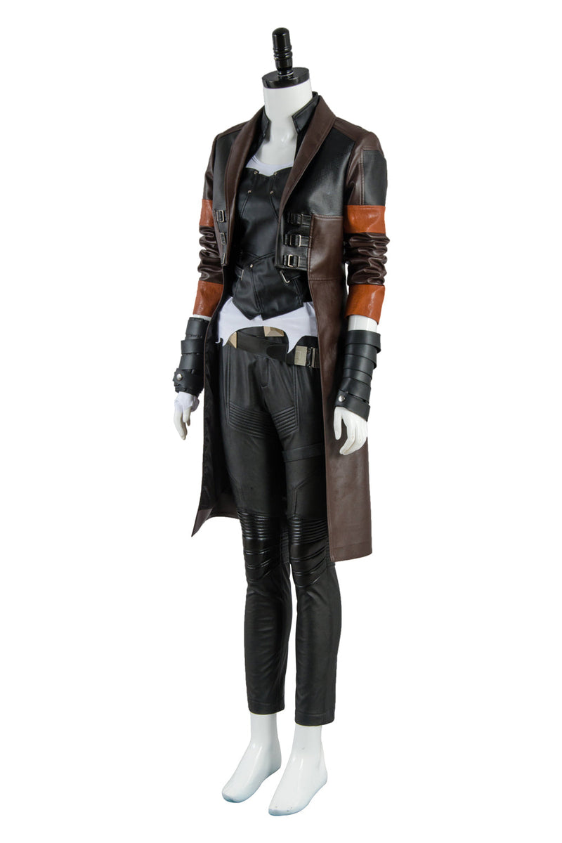 Guardians of the Galaxy Vol. 2 Gamora Outfit Suit Halloween Cosplay Costume