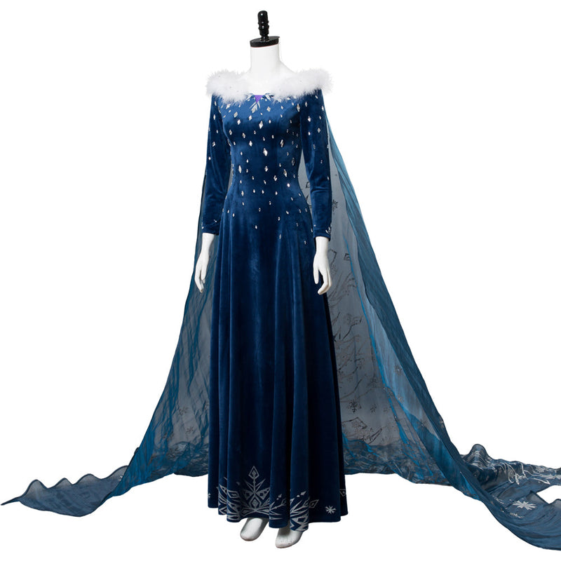 Frozen Princess Elsa Full Dress Cosplay Costume