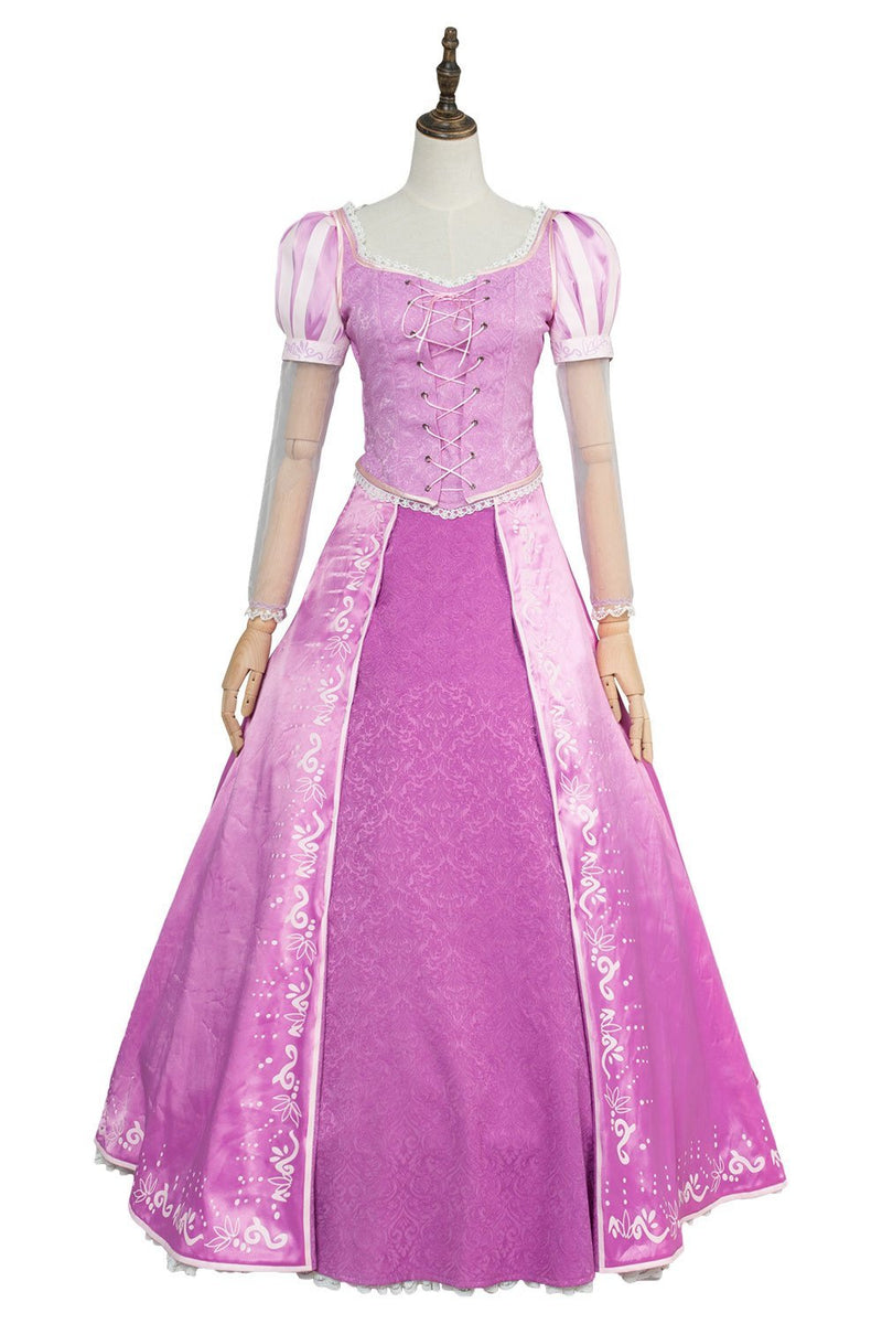 Tangled Ever After Rapunzel Pink Dress Halloween Carnival Suit Cosplay Costume